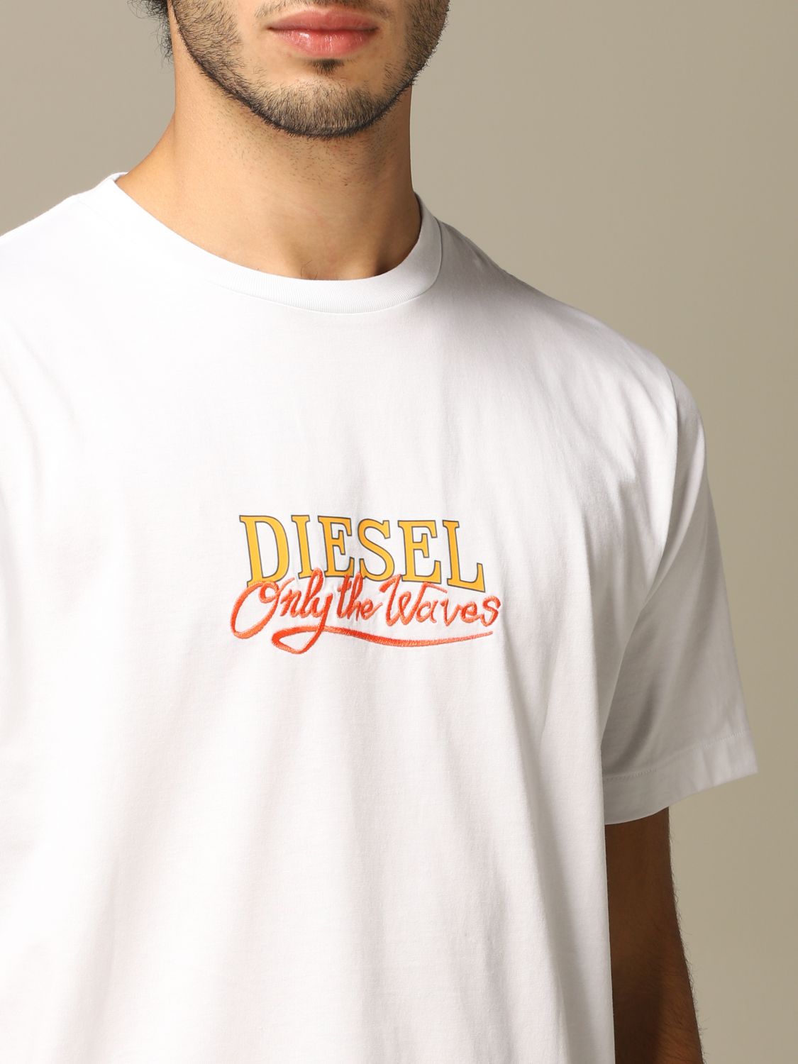 diesel only the waves t shirt