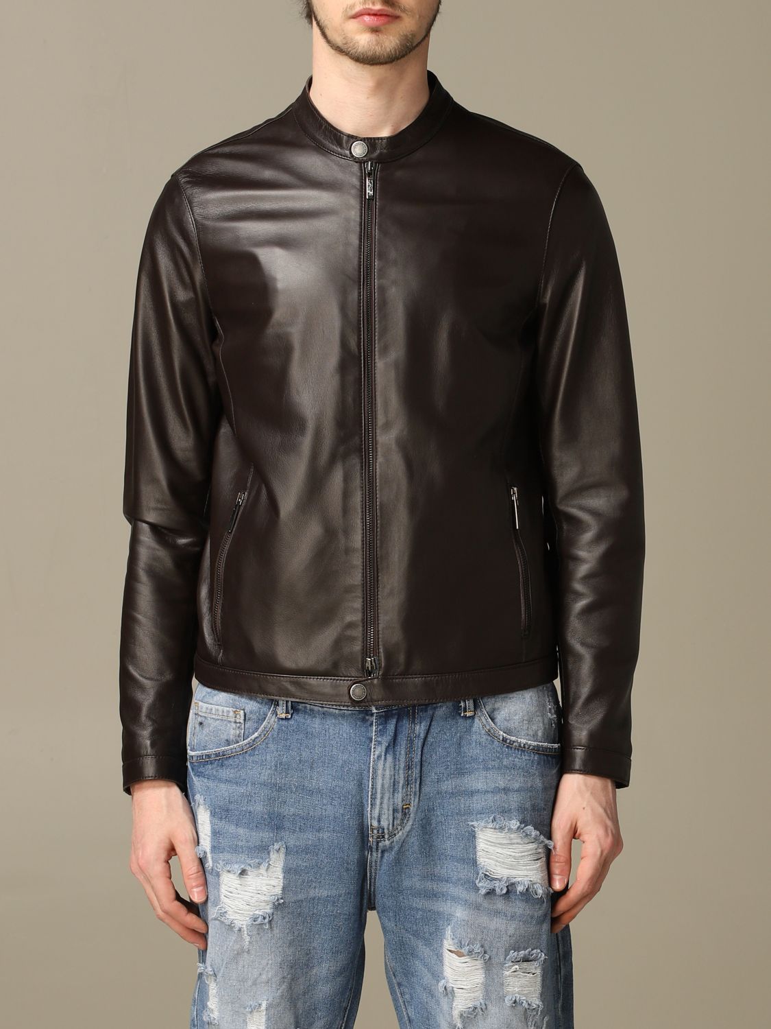 Alessandro Dell'acqua leather jacket