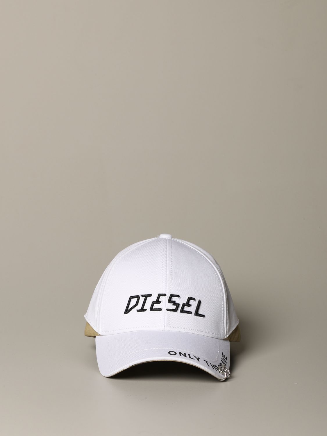 Diesel Outlet: Cappello uomo - Panna | Cappello Diesel 00SI8L 0JAWM  GIGLIO.COM