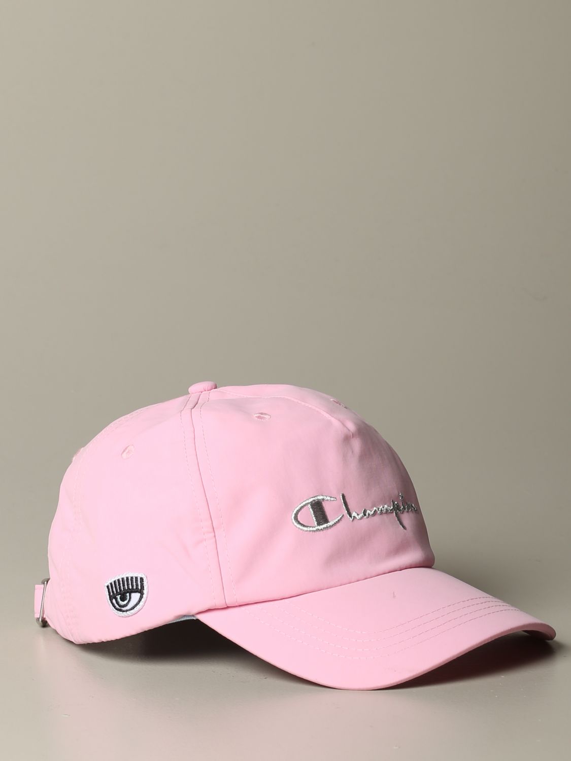 CHAMPION X CHIARA FERRAGNI: Cappello con logo - Rosa | Cappello Champion X  Chiara Ferragni 804956 GIGLIO.COM