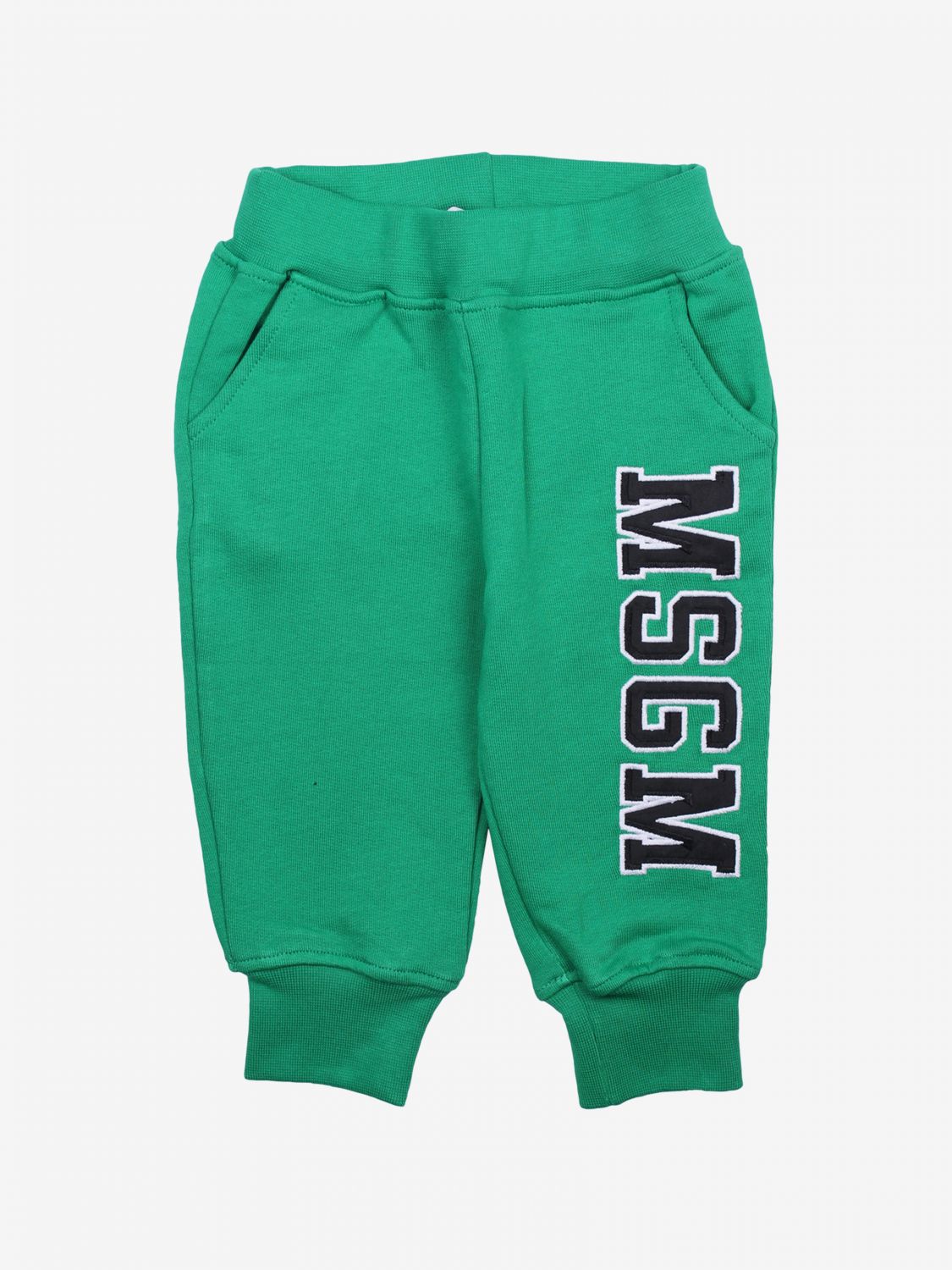 Msgm Kids Outlet Pants kids Green Pants Msgm Kids 019035