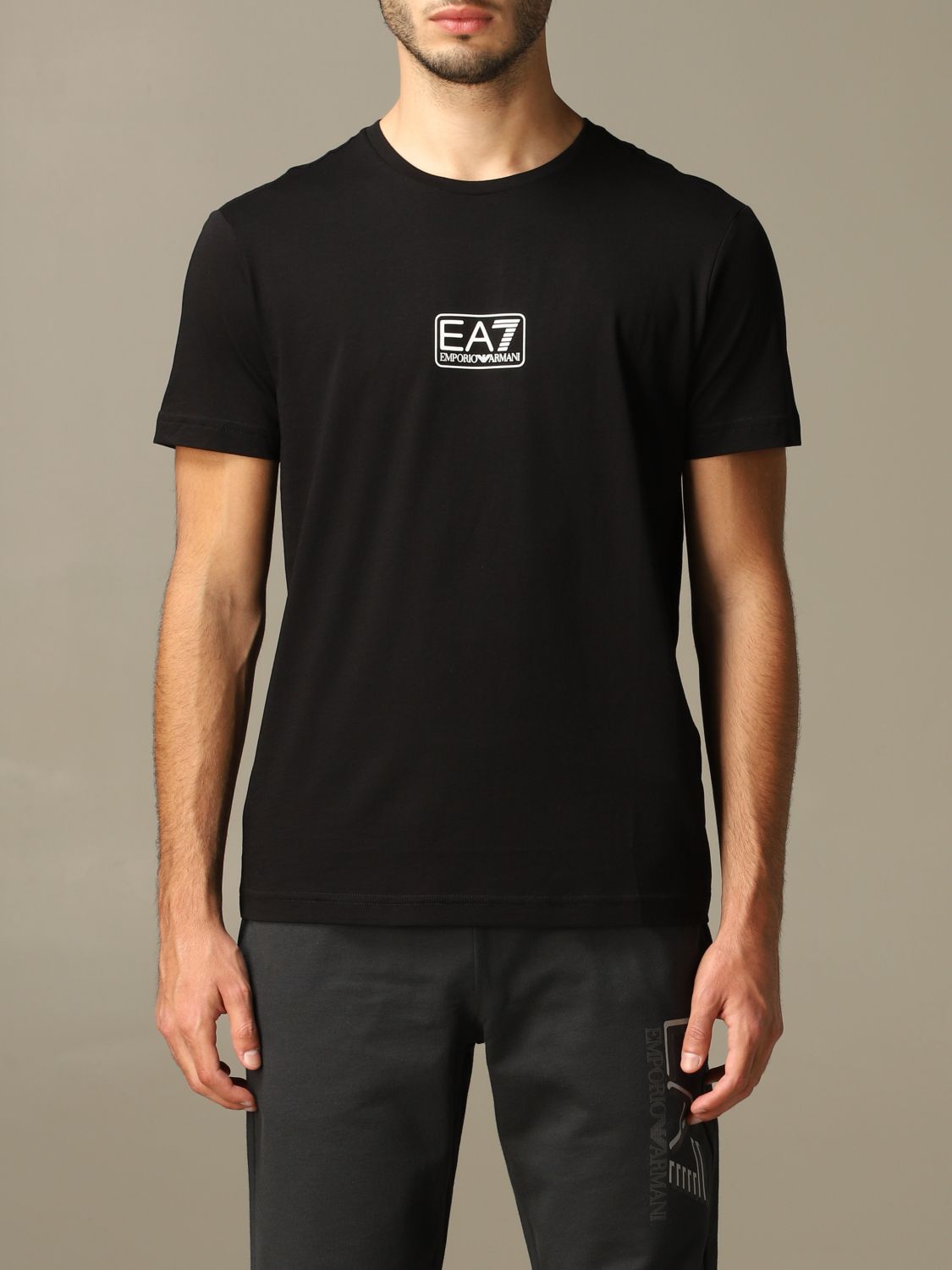 Ea7 Outlet: t-shirt for man - Black | Ea7 t-shirt 8NPT11 PJNQZ online ...