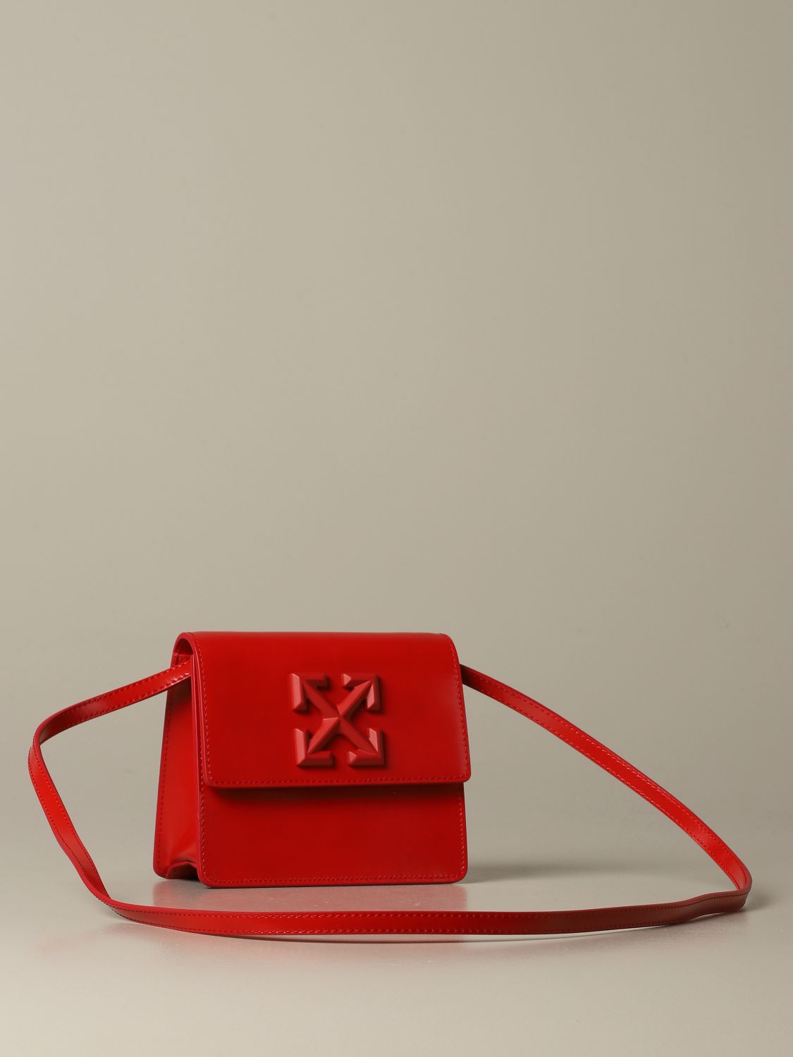 off white red bag