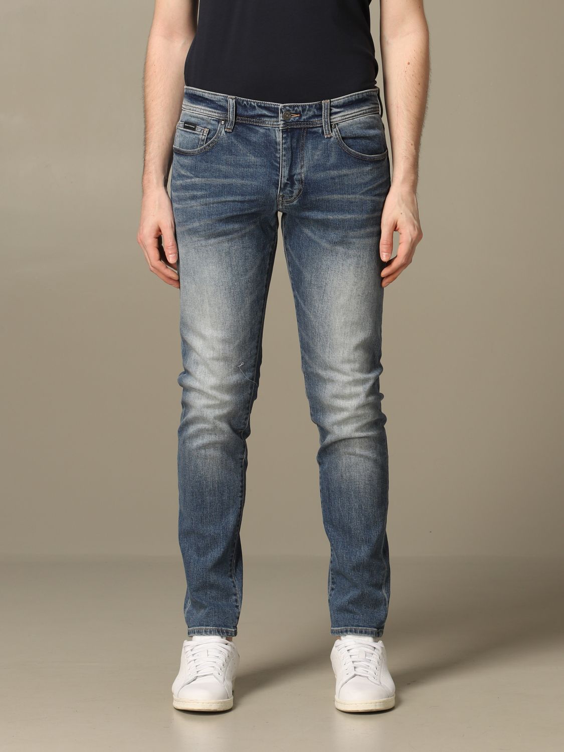Armani Exchange Outlet: 5-pocket jeans - Denim | Armani Exchange jeans  3HZJ14 Z1KUZ online on 