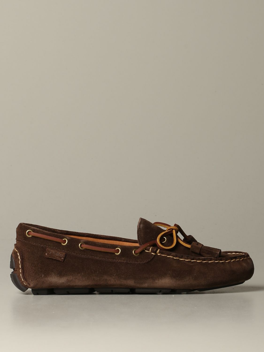 Polo Ralph Lauren Outlet: loafers for man - Brown | Polo Ralph Lauren  loafers 803764303 online on 