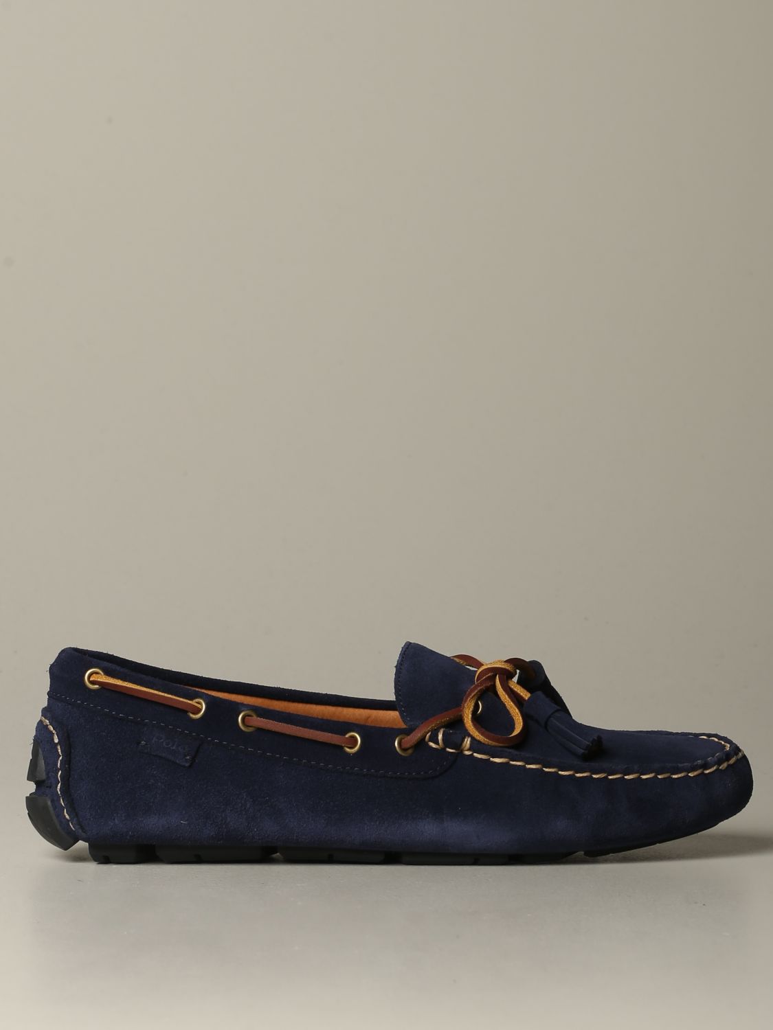 ralph lauren navy loafers