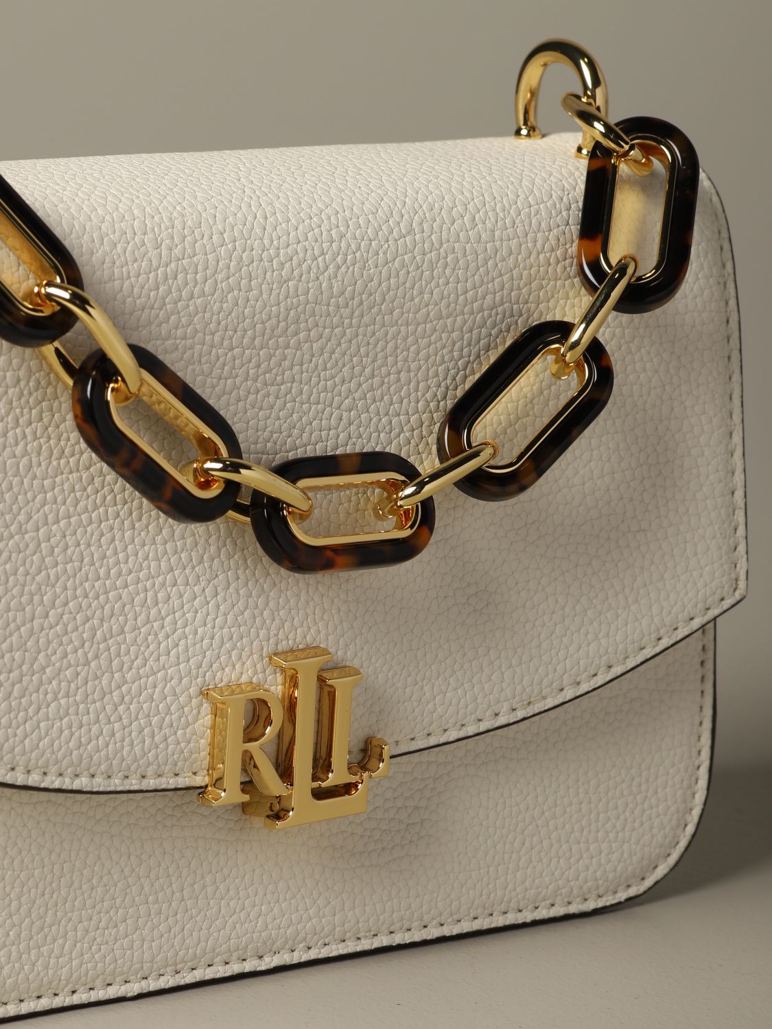 ralph lauren cream handbag