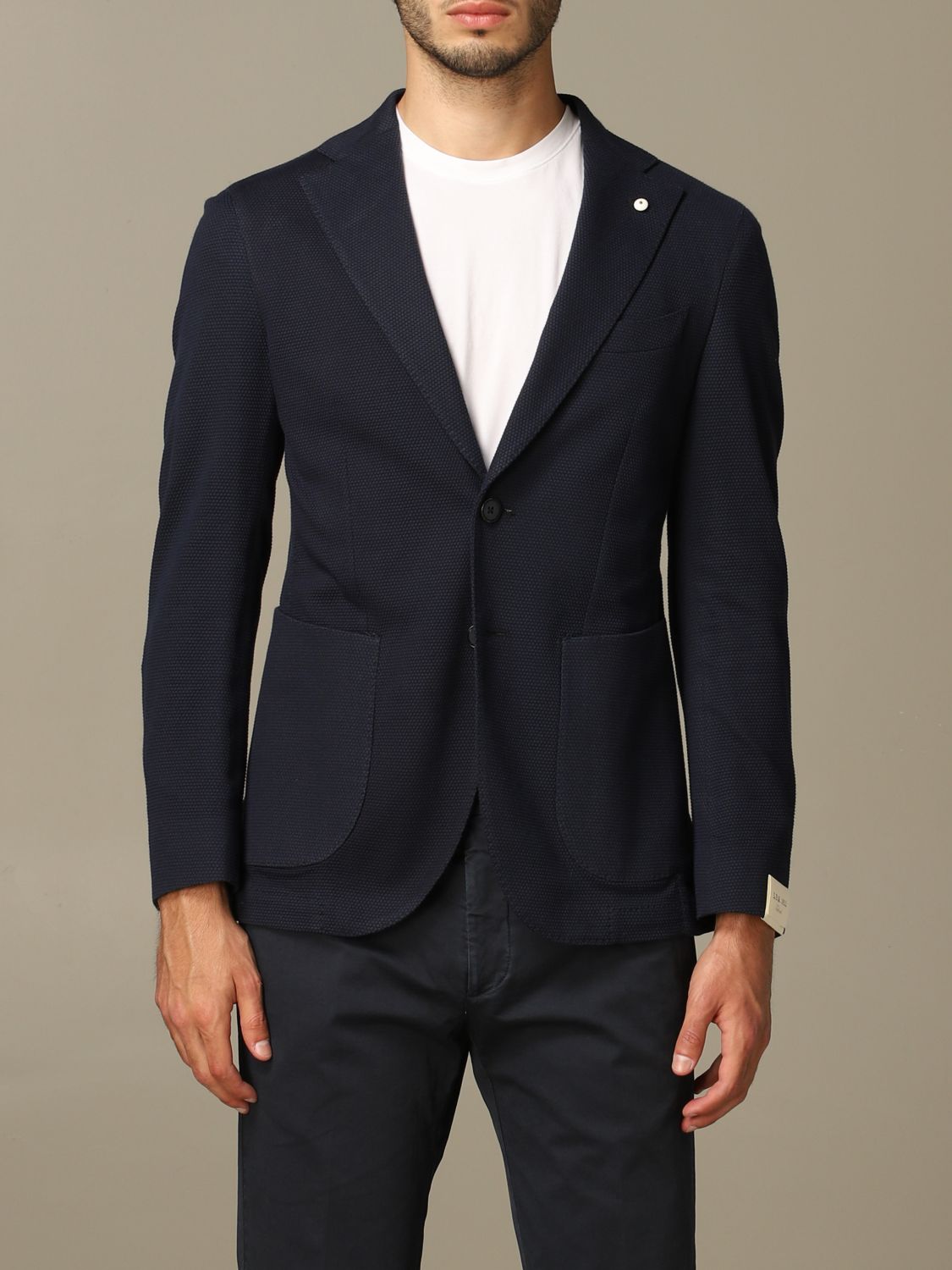 L.b.m. 1911 Outlet: jacket for men - Blue | L.b.m. 1911 jacket 5742 2817 online on GIGLIO.COM