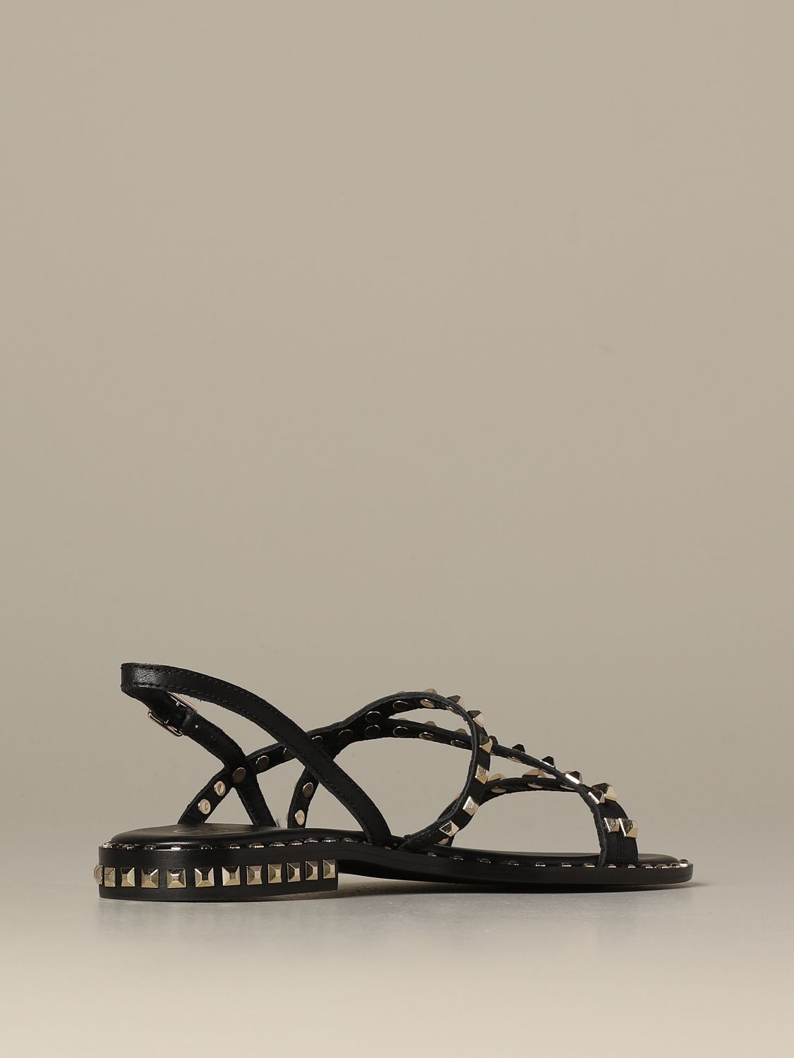 sandals with metal studs