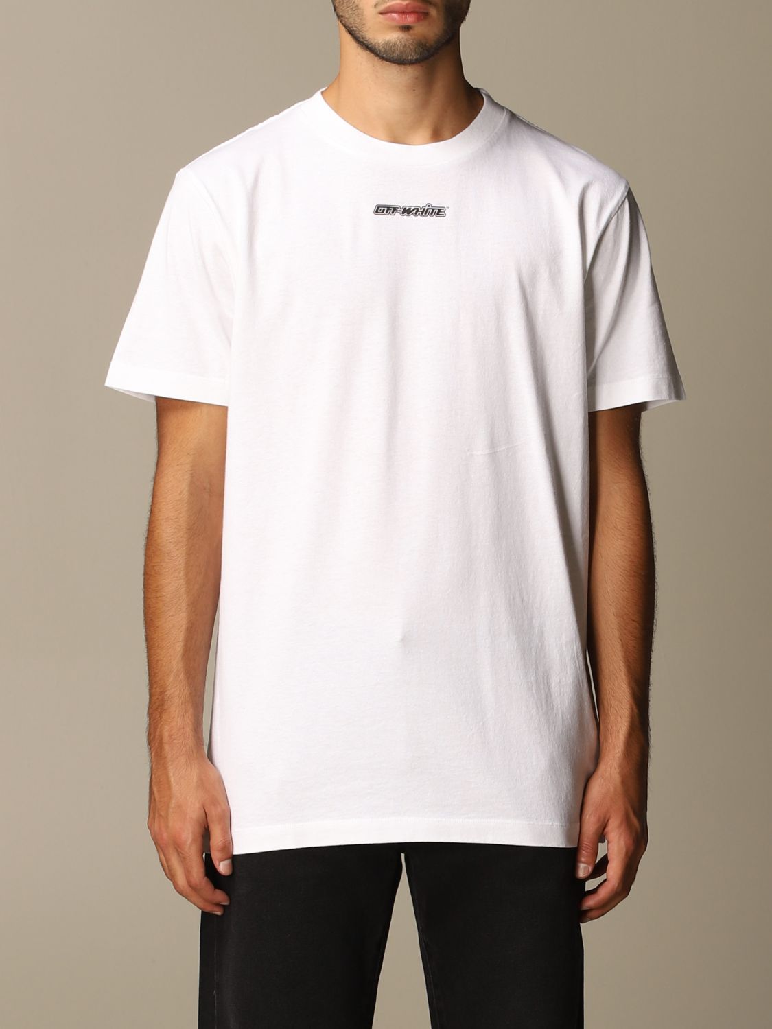 OFF WHITE: T-shirt with printed arrows | T-Shirt Off White Men White