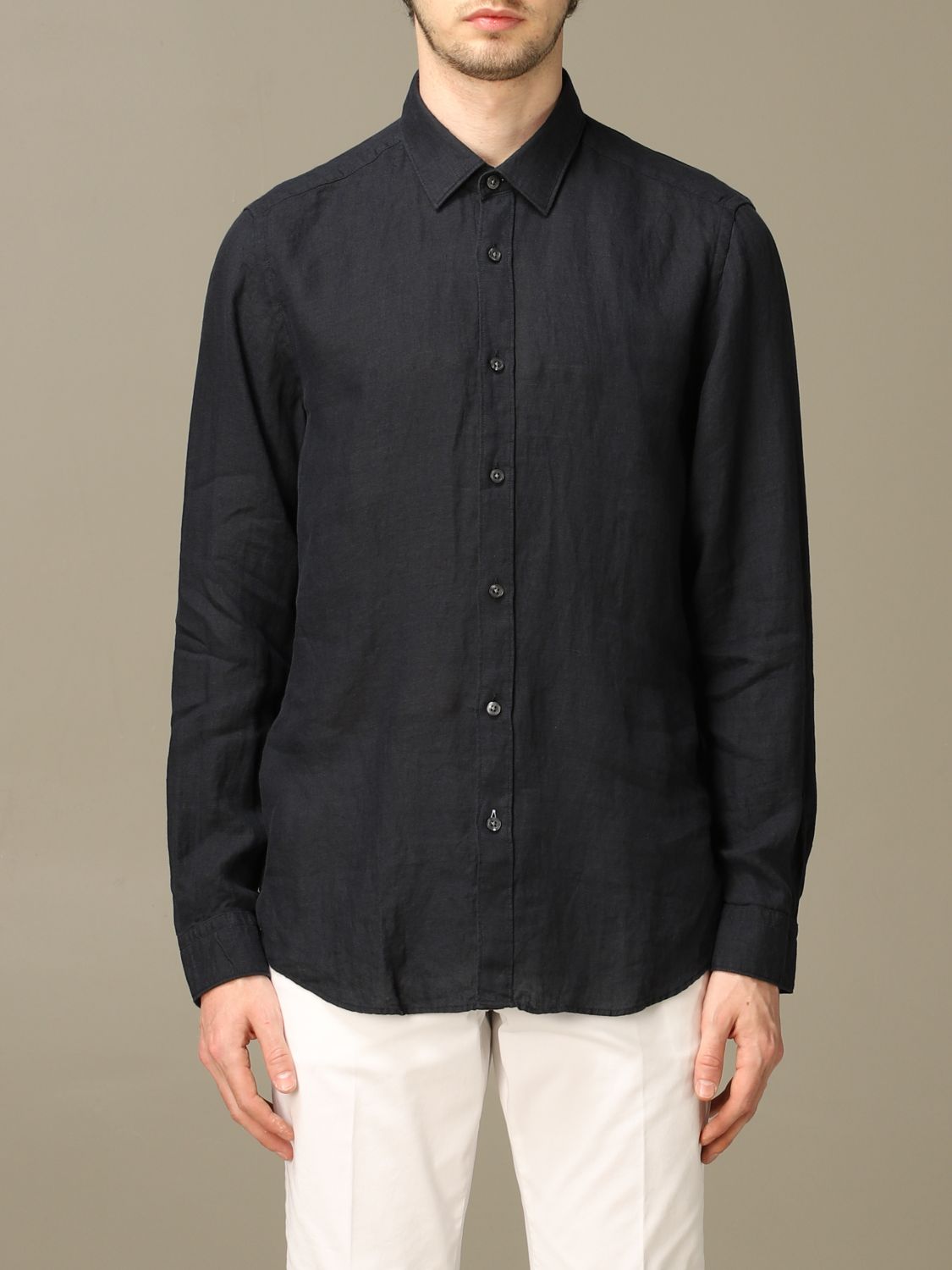 boss linen shirt