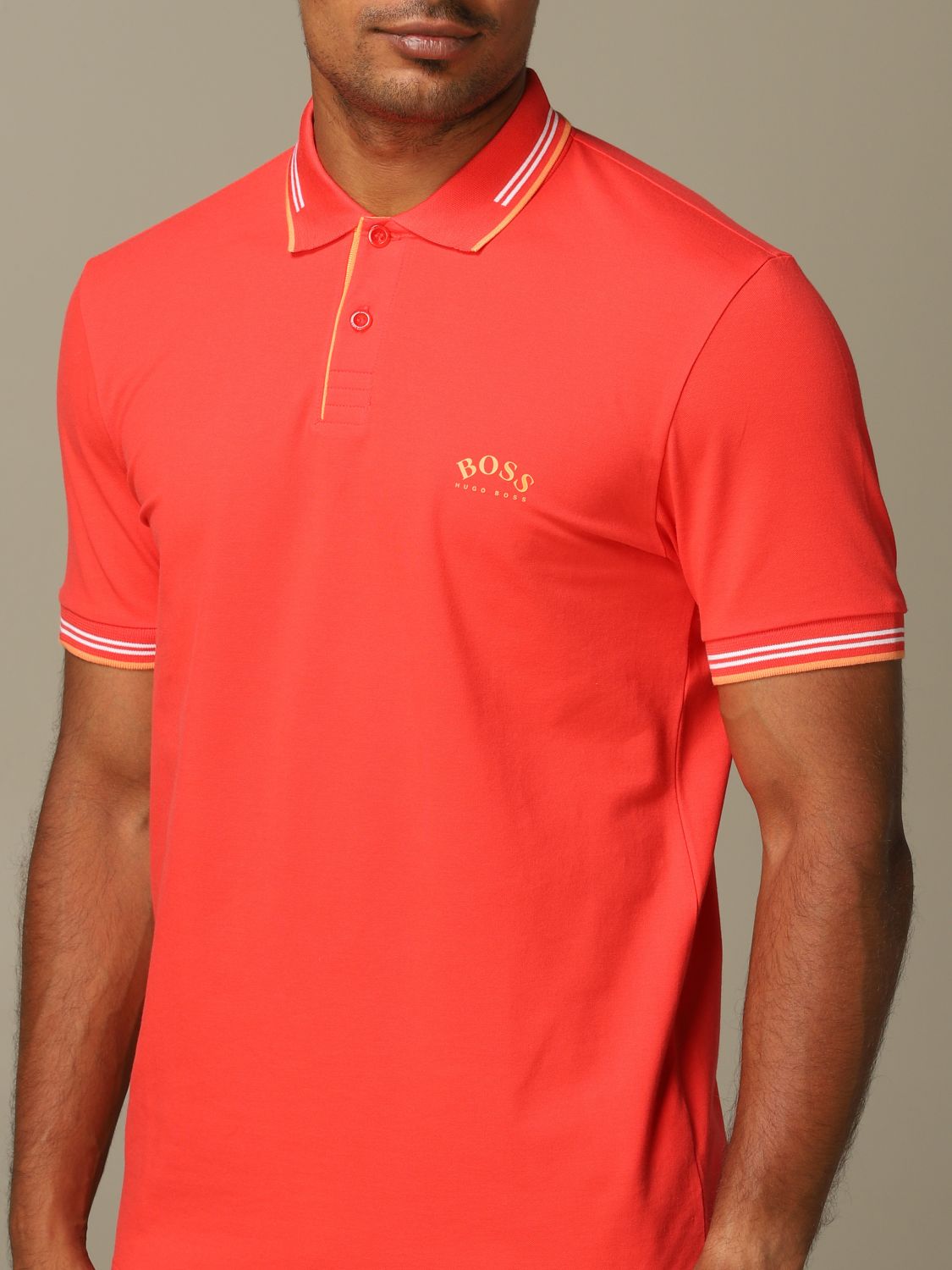 boss collar t shirt