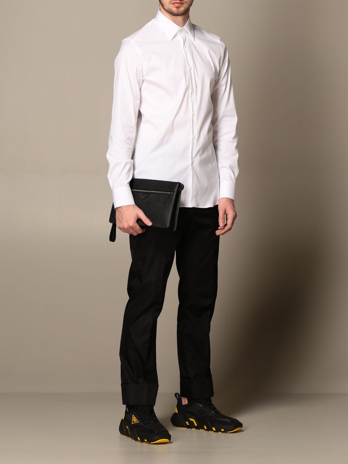 Prada basic long-sleeved shirt