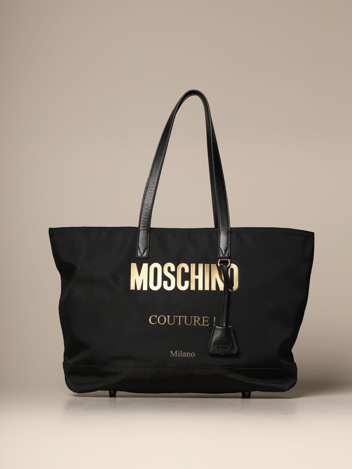 ocio hoja taller Outlet de Moschino Couture: Bolso tote para mujer, Negro | Bolso Tote  Moschino Couture 7406 8205 en línea en GIGLIO.COM