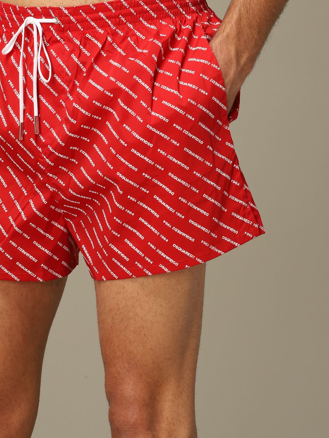 Dsquared2 Outlet Swimsuit men Red Swimsuit Dsquared2 D7B643290