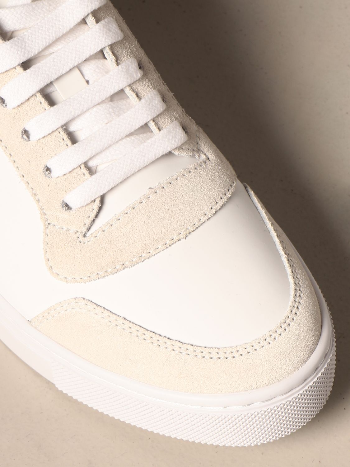 mens white burberry trainers