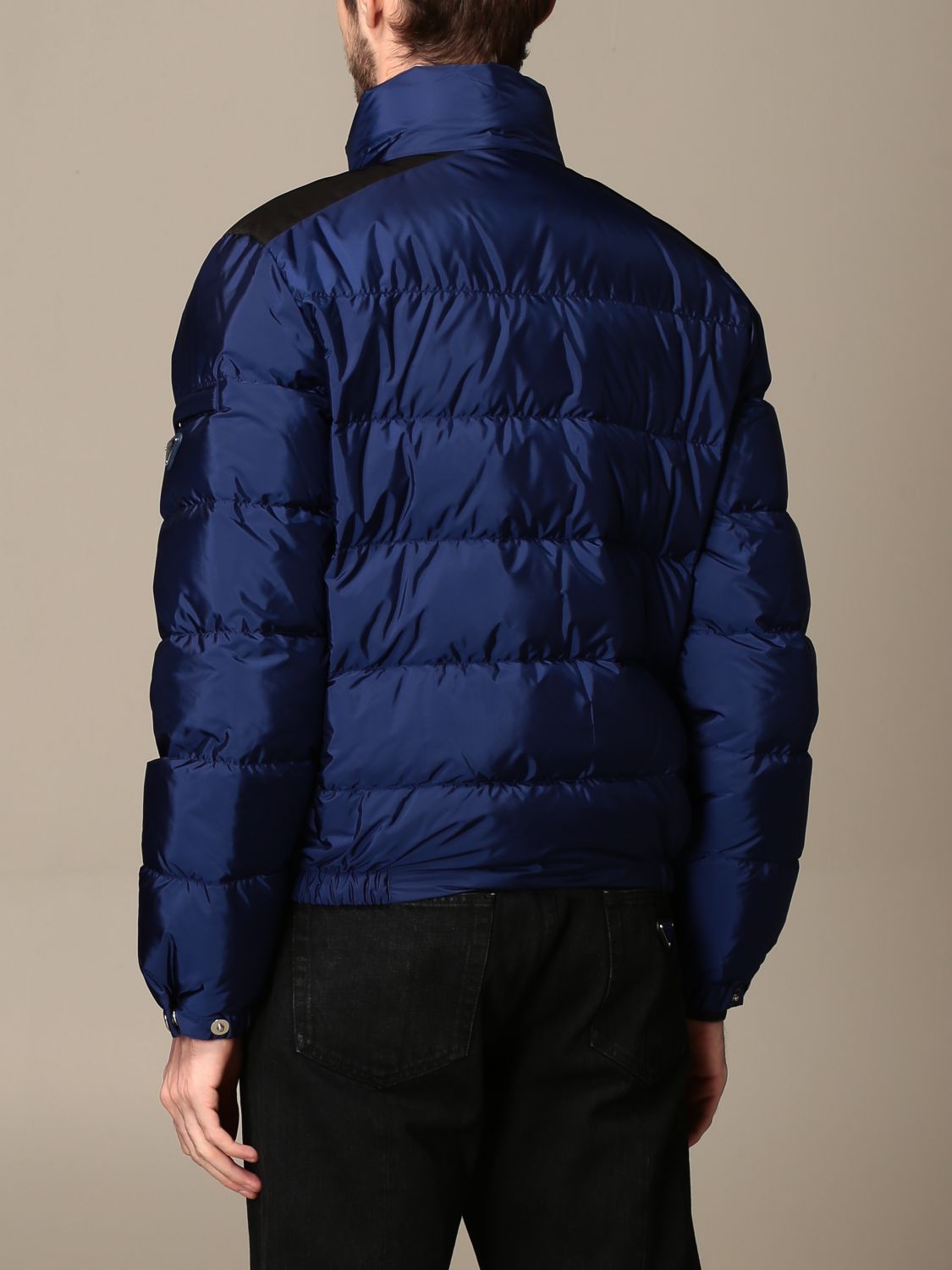 prada padded technical fabric jacket