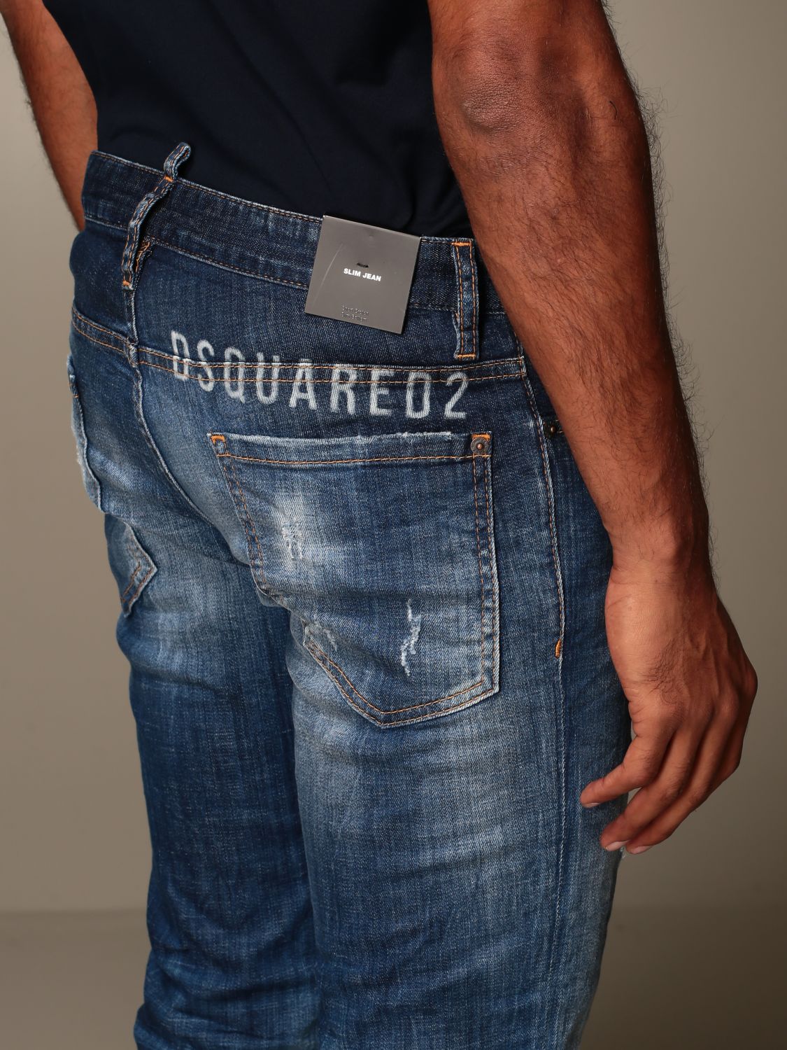 Dsquared2 Jeans In Used Denim Jeans Dsquared2 Men Denim Jeans Dsquared2 S74lb0758 S Giglio En