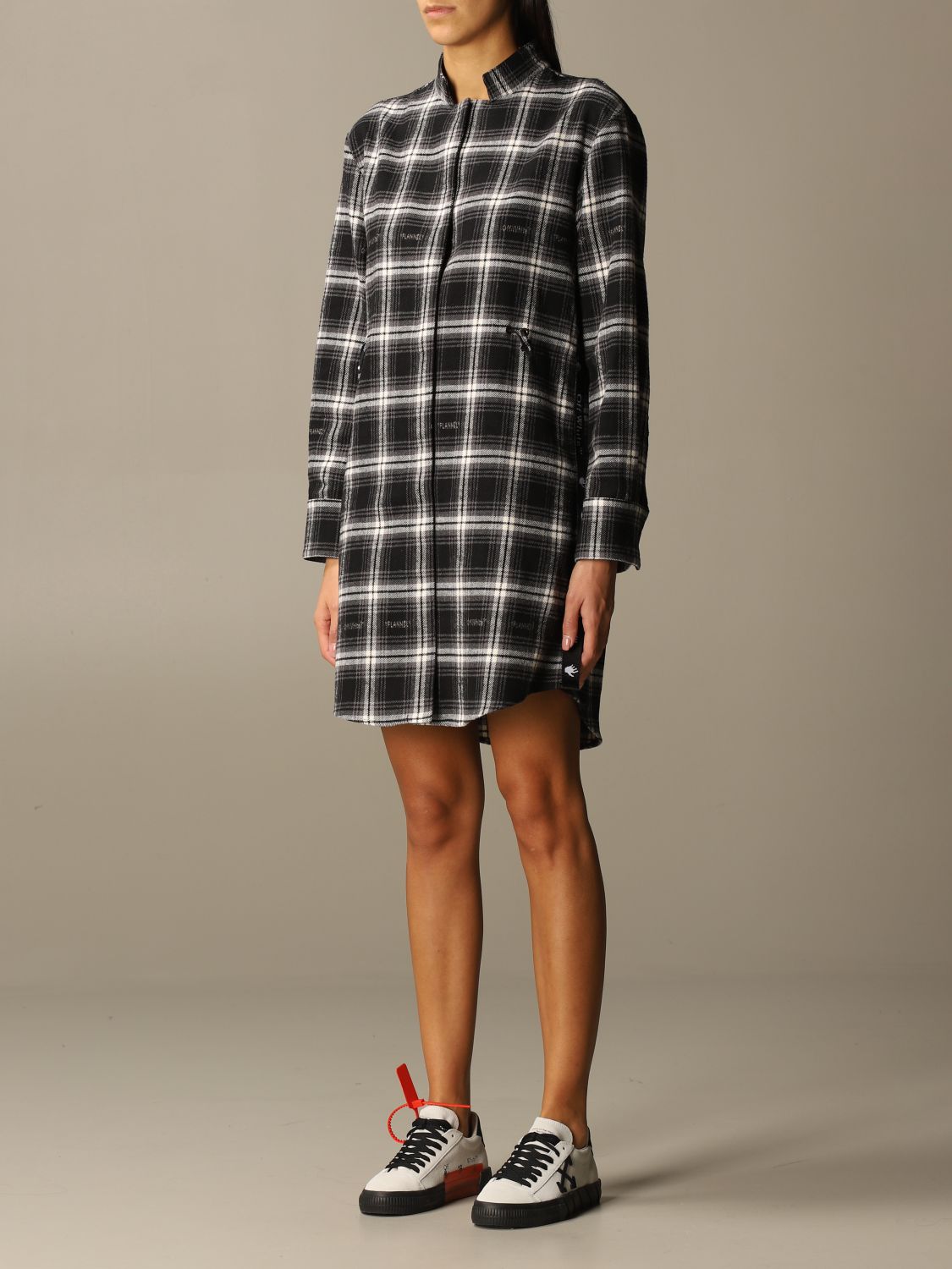 black dress off white