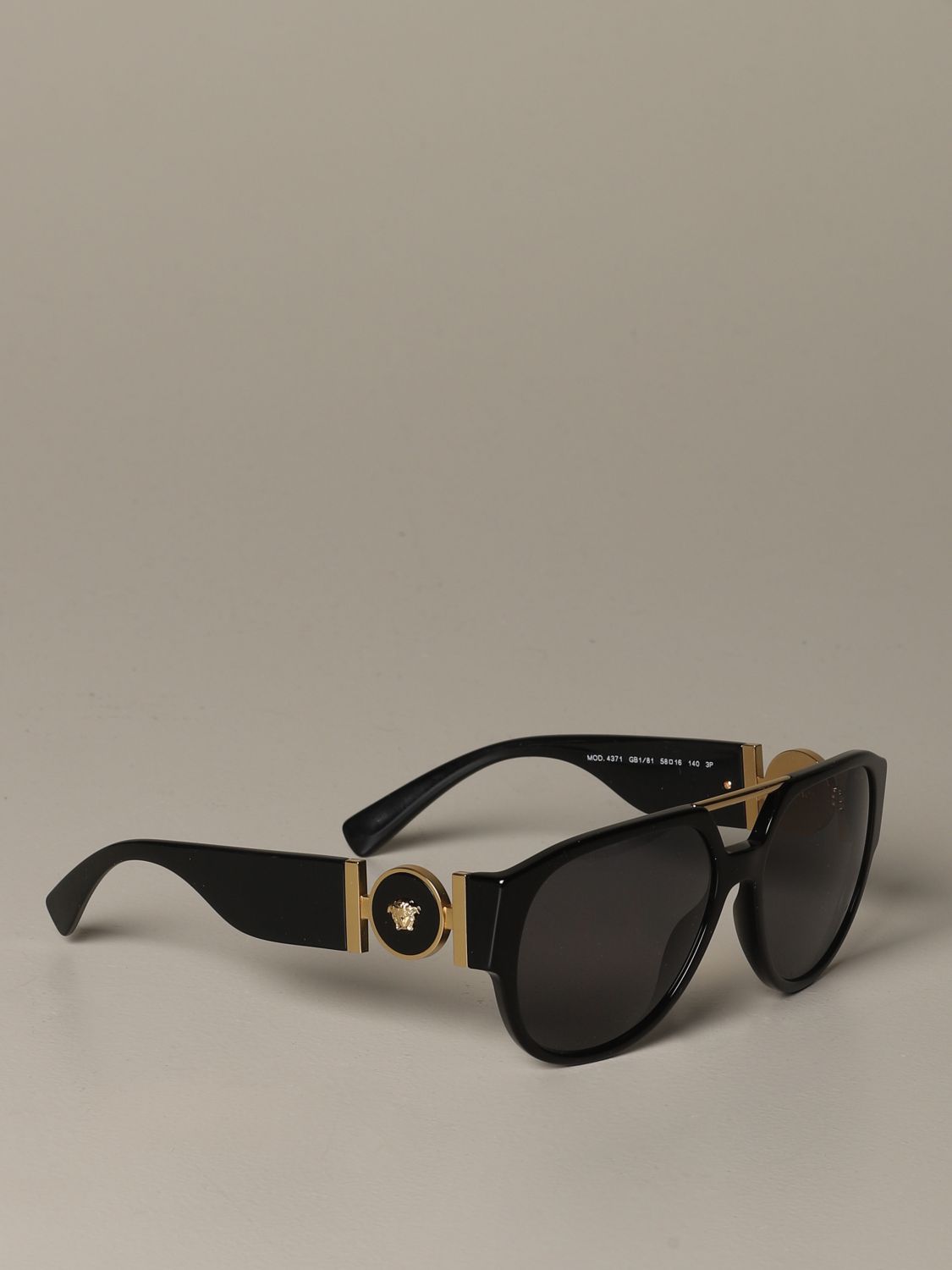 VERSACE: Gafas para mujer, Negro | Gafas Versace MOD 4371 línea en GIGLIO.COM
