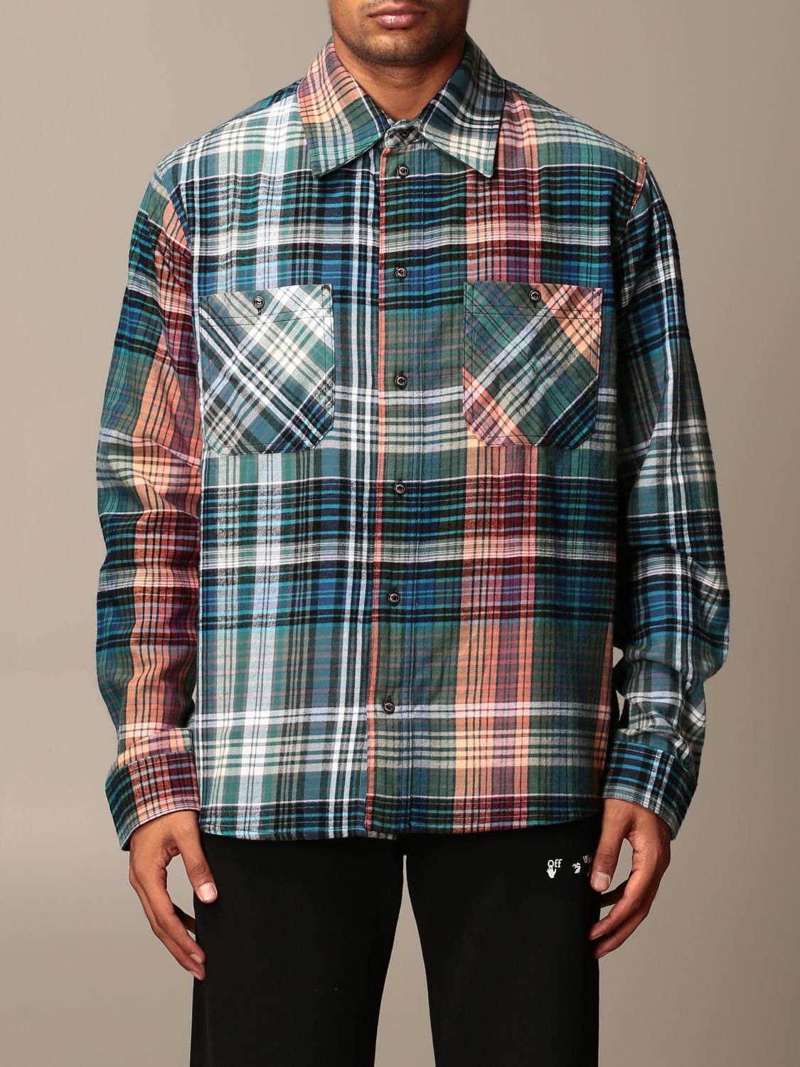 Flannel Shirt Off White | sites.unimi.it