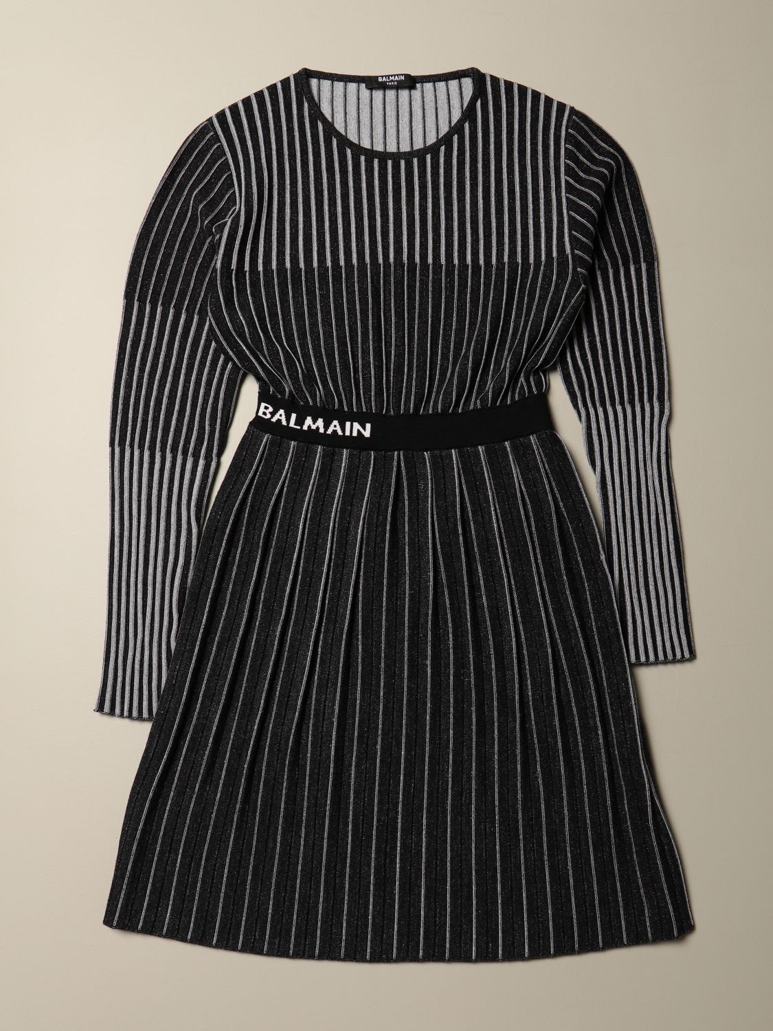 balmain dress black