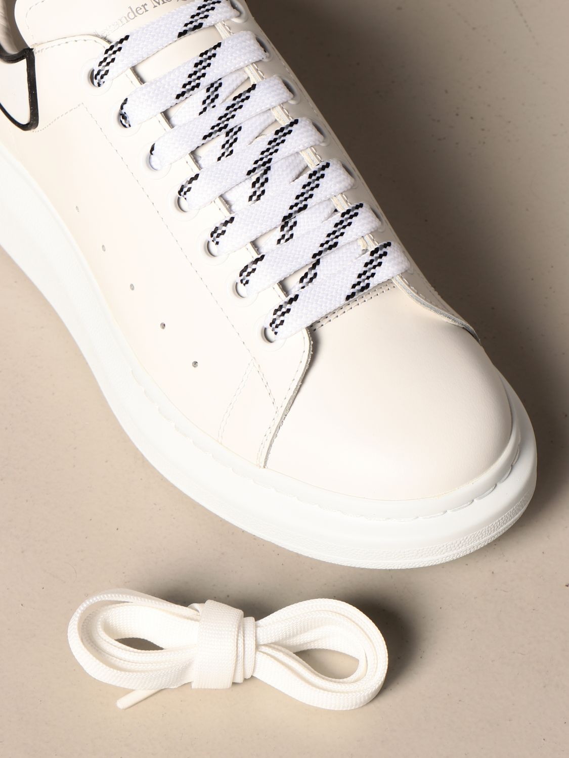 alexander mcqueen heart patch sneakers