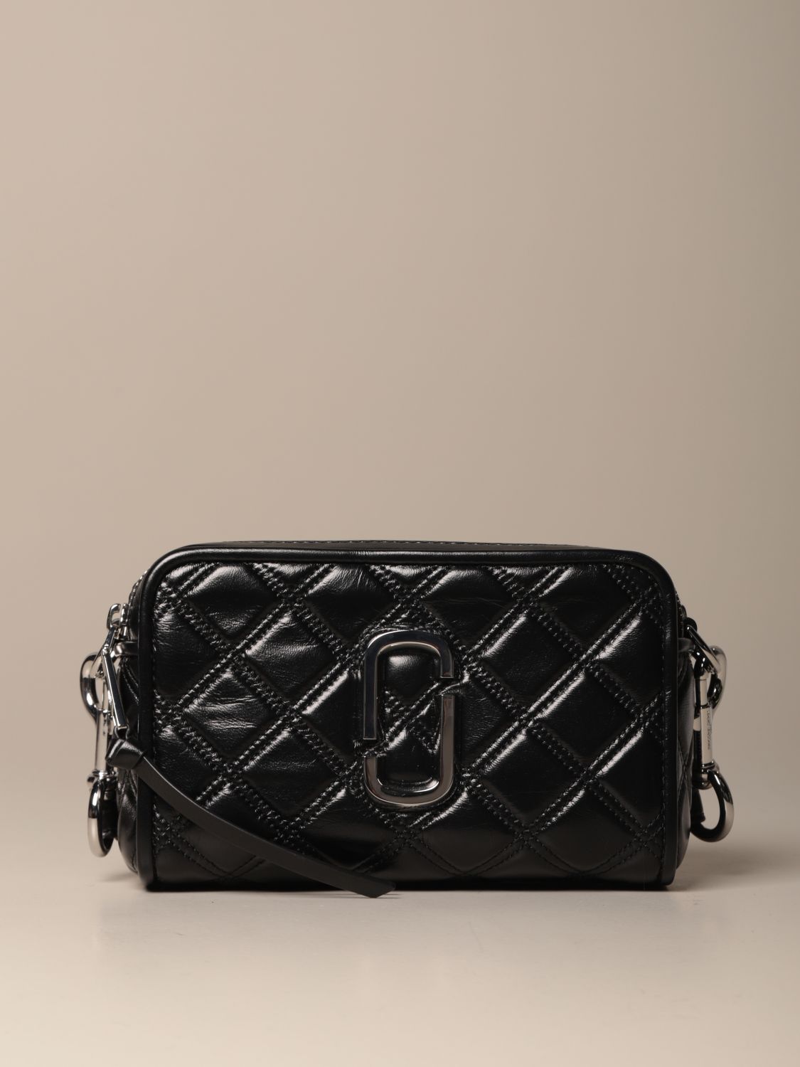Snapshot leather crossbody bag Marc Jacobs Black in Leather - 16956550
