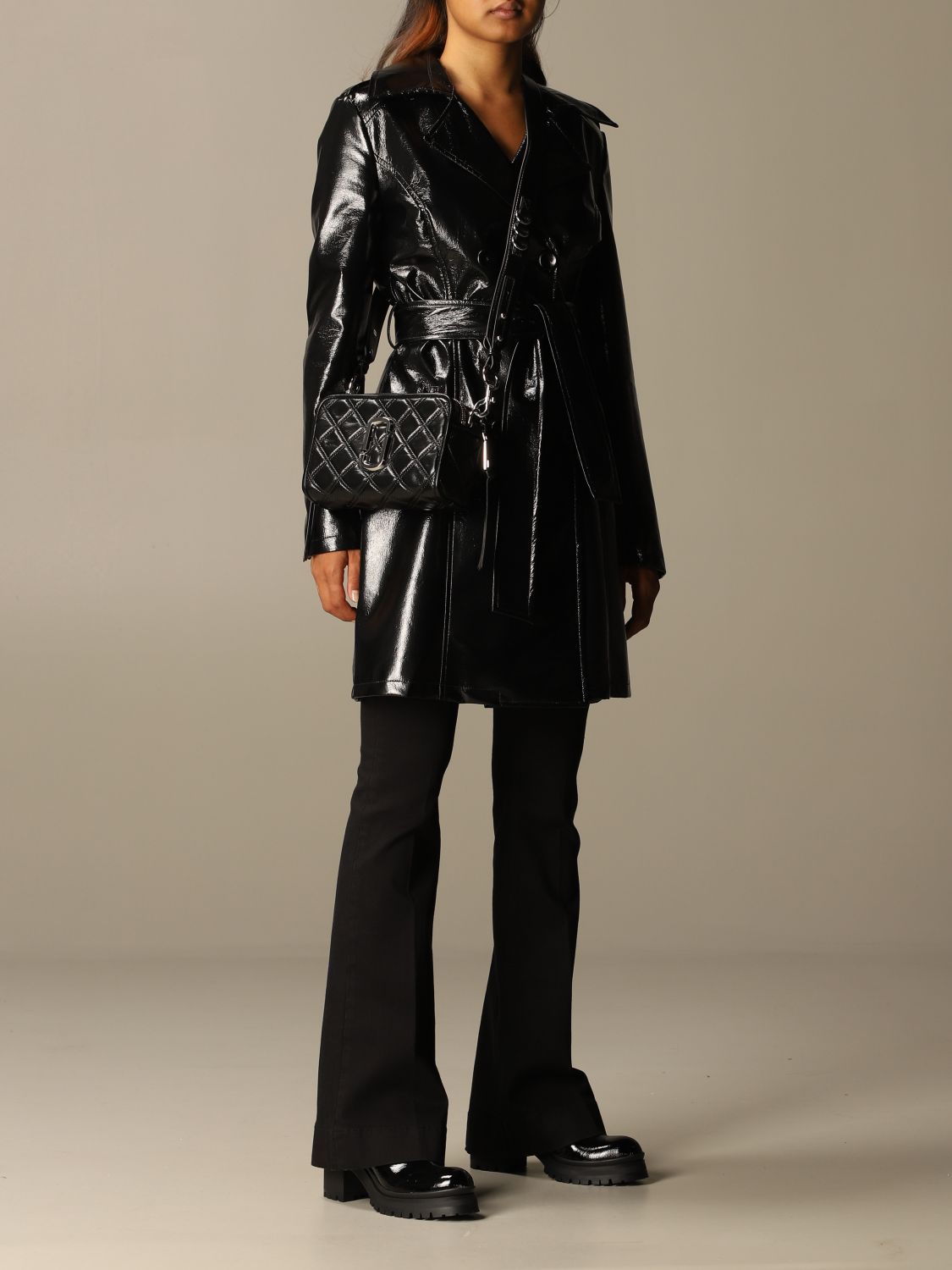 Marc Jacobs Matelasse Softshot 21 Crossbody Bag In Black