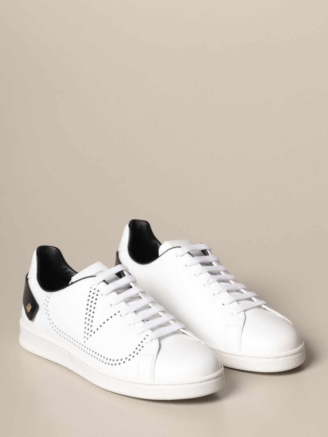 mens valentino white trainers