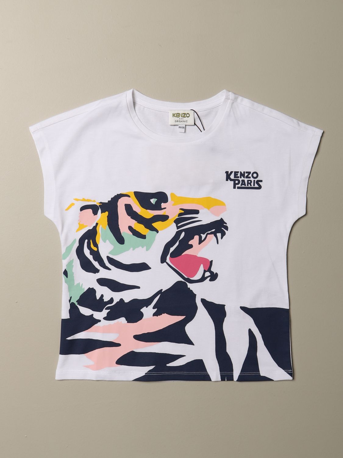 kenzo tiger print t shirt