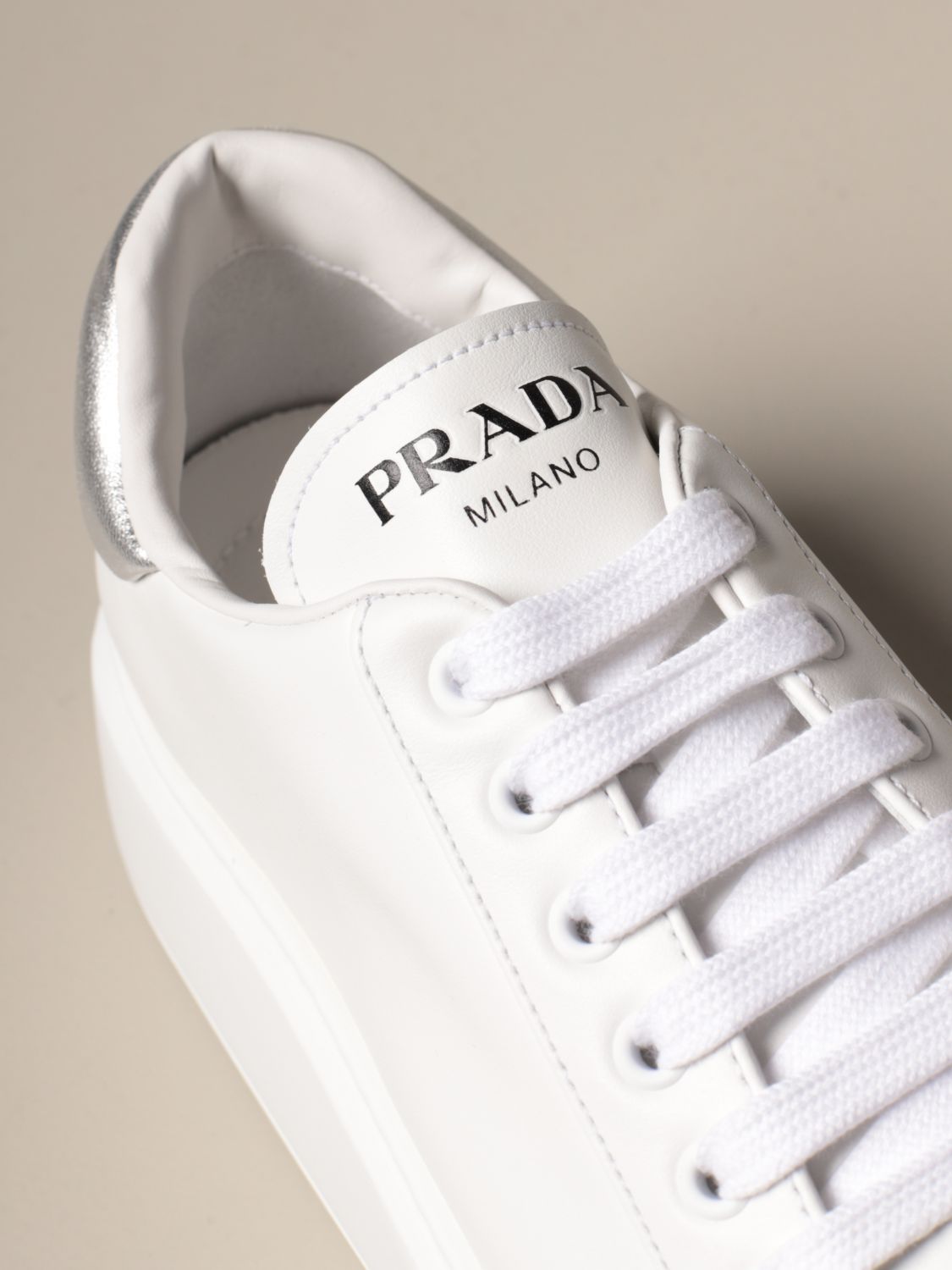 PRADA: Sneakers women - White 1 | Sneakers Prada 1E259M 050 3I52 GIGLIO.COM