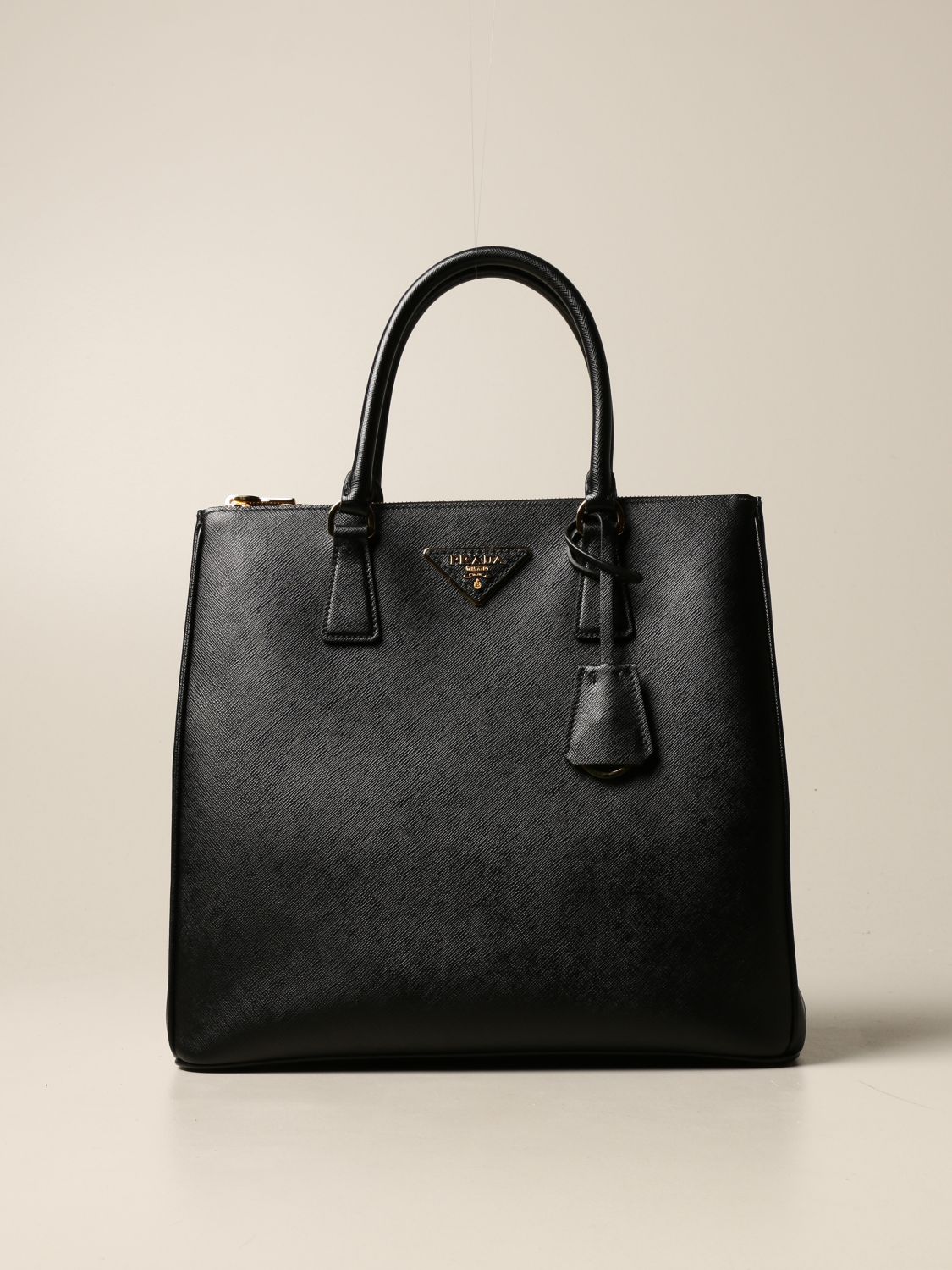 Prada Saffiano Leather Lux Tote Black