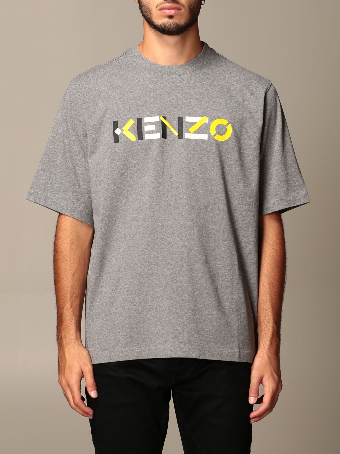 KENZO: cotton t-shirt with logo | T 