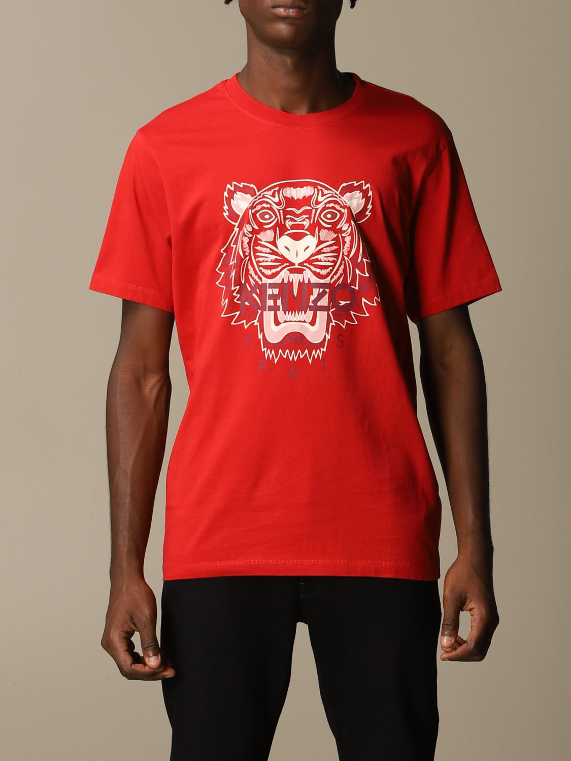 KENZO: Rojo | Camiseta Kenzo FA65TS0204YA en línea en GIGLIO.COM