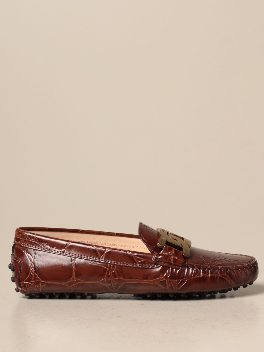 tod's crocodile loafers