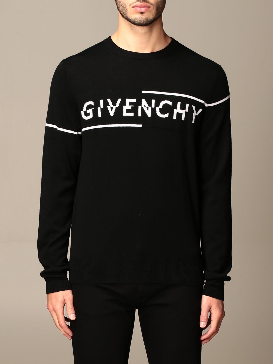 GIVENCHY: Jumper men - Black | Jumper Givenchy BM90B4404X GIGLIO.COM
