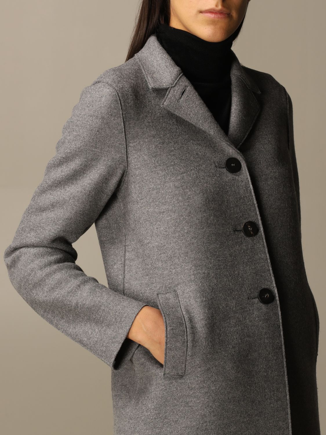 Womens Clothing Suits Skirt suits Harris Wharf London Flannel Suit Jacket in Steel Grey Grey 