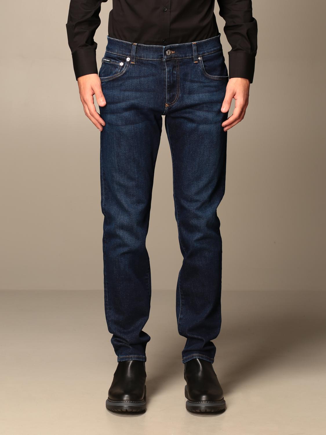 Dolce & Gabbana Outlet: Low Waist Jeans | Pants Dolce & Gabbana Men ...