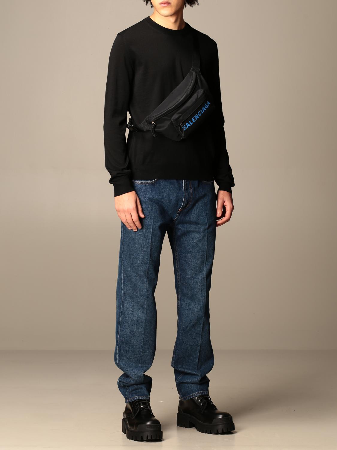 balenciaga denim pants