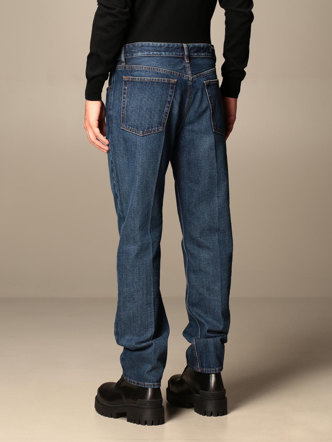 balenciaga denim pants