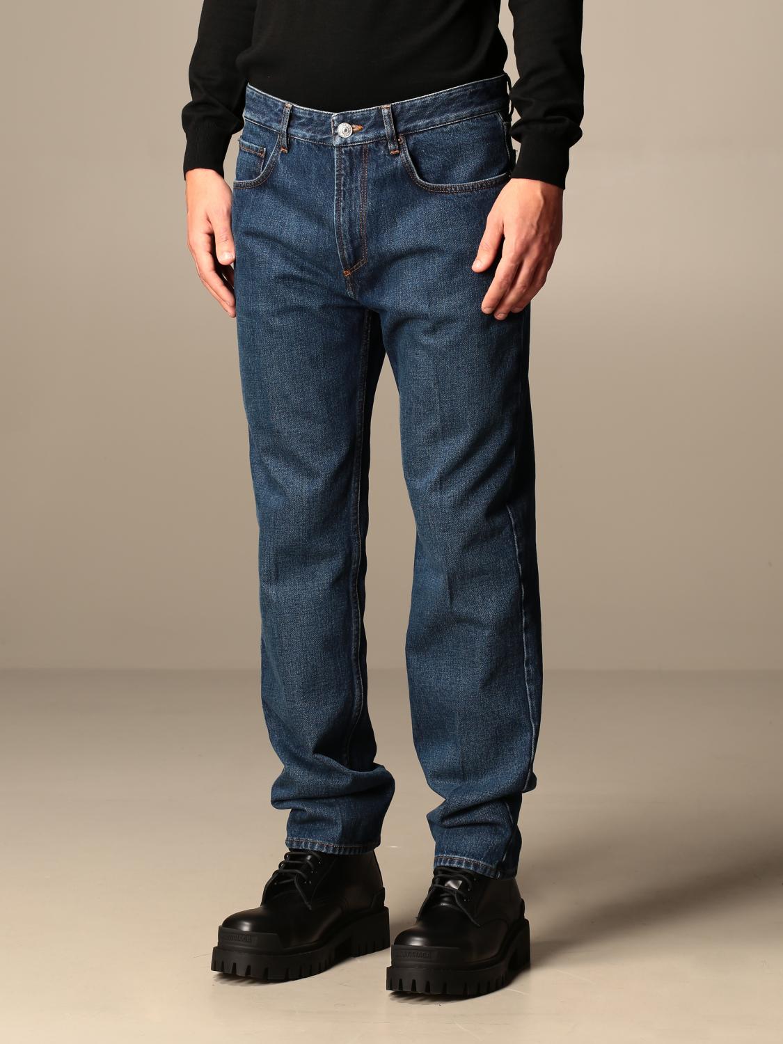 balenciaga denim pants