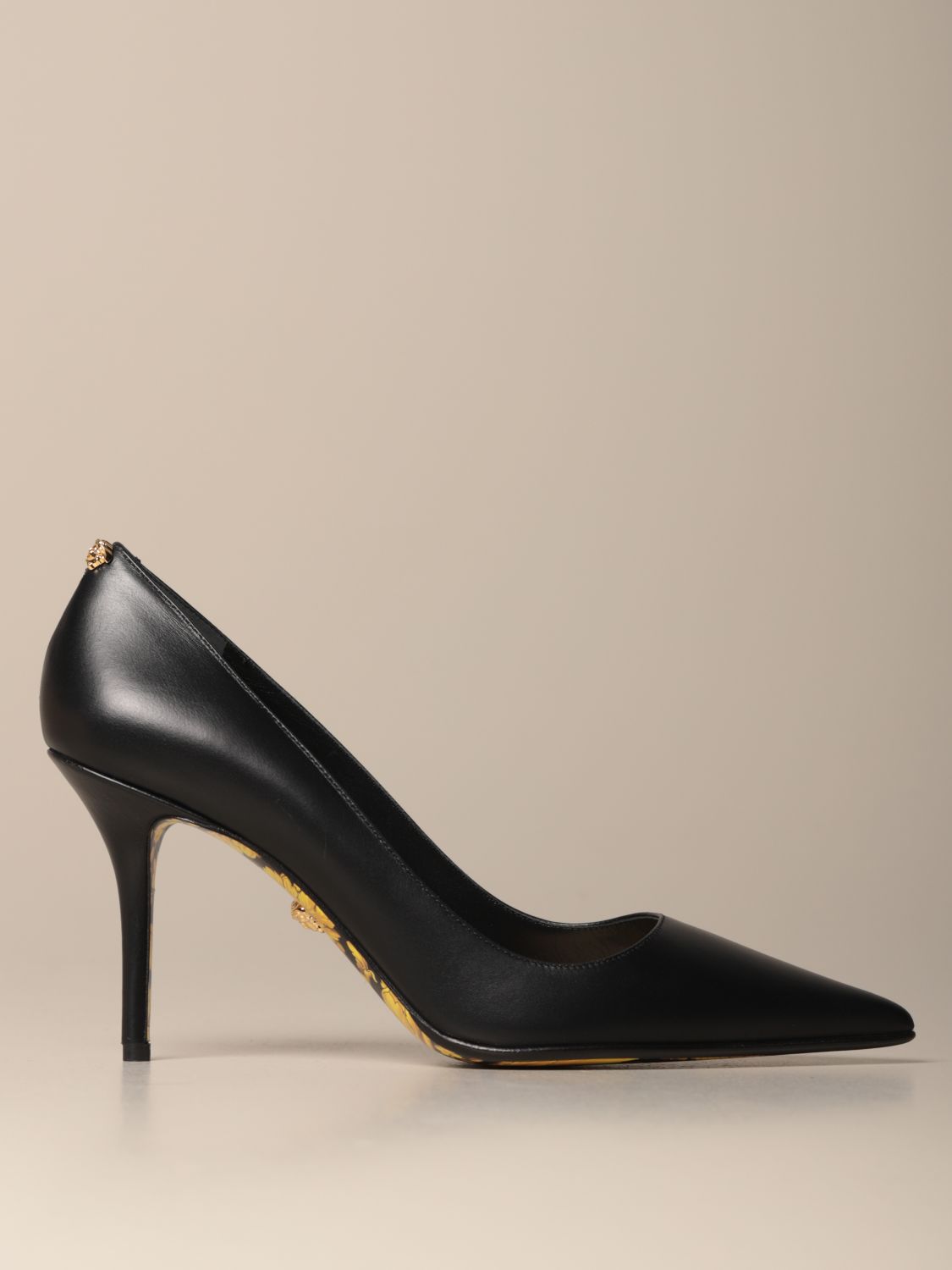 versace shoes heel