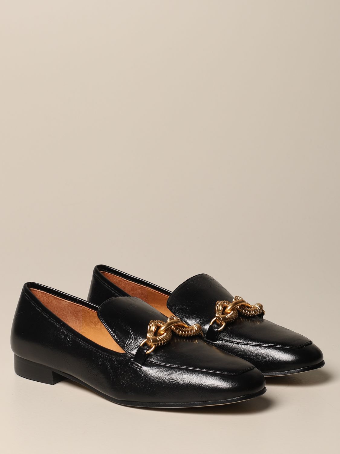 TORY BURCH: loafers for woman - Black | Tory Burch loafers 74028 online on  