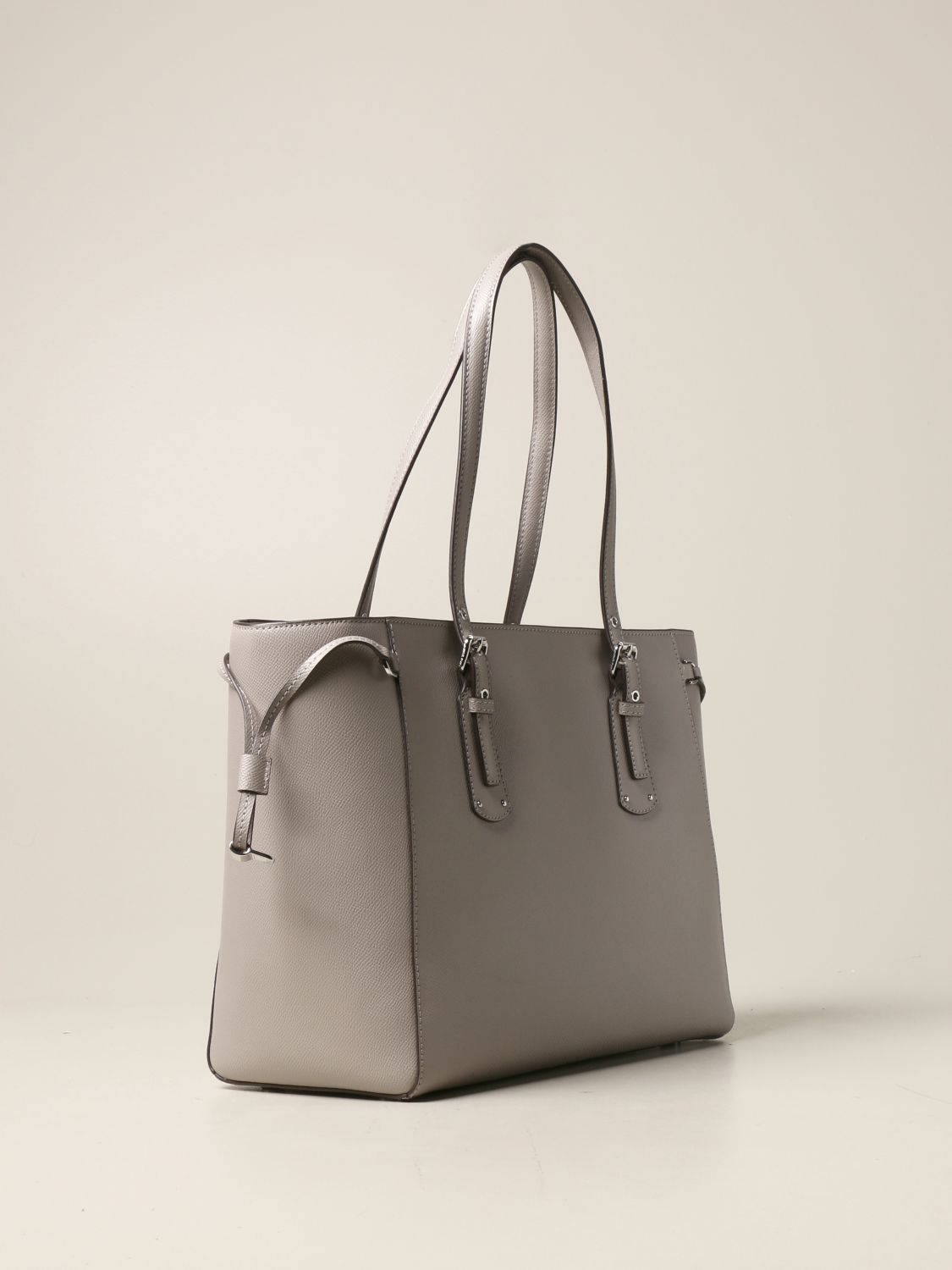 MICHAEL KORS: tote bags for women - Grey | Michael Kors tote bags ...