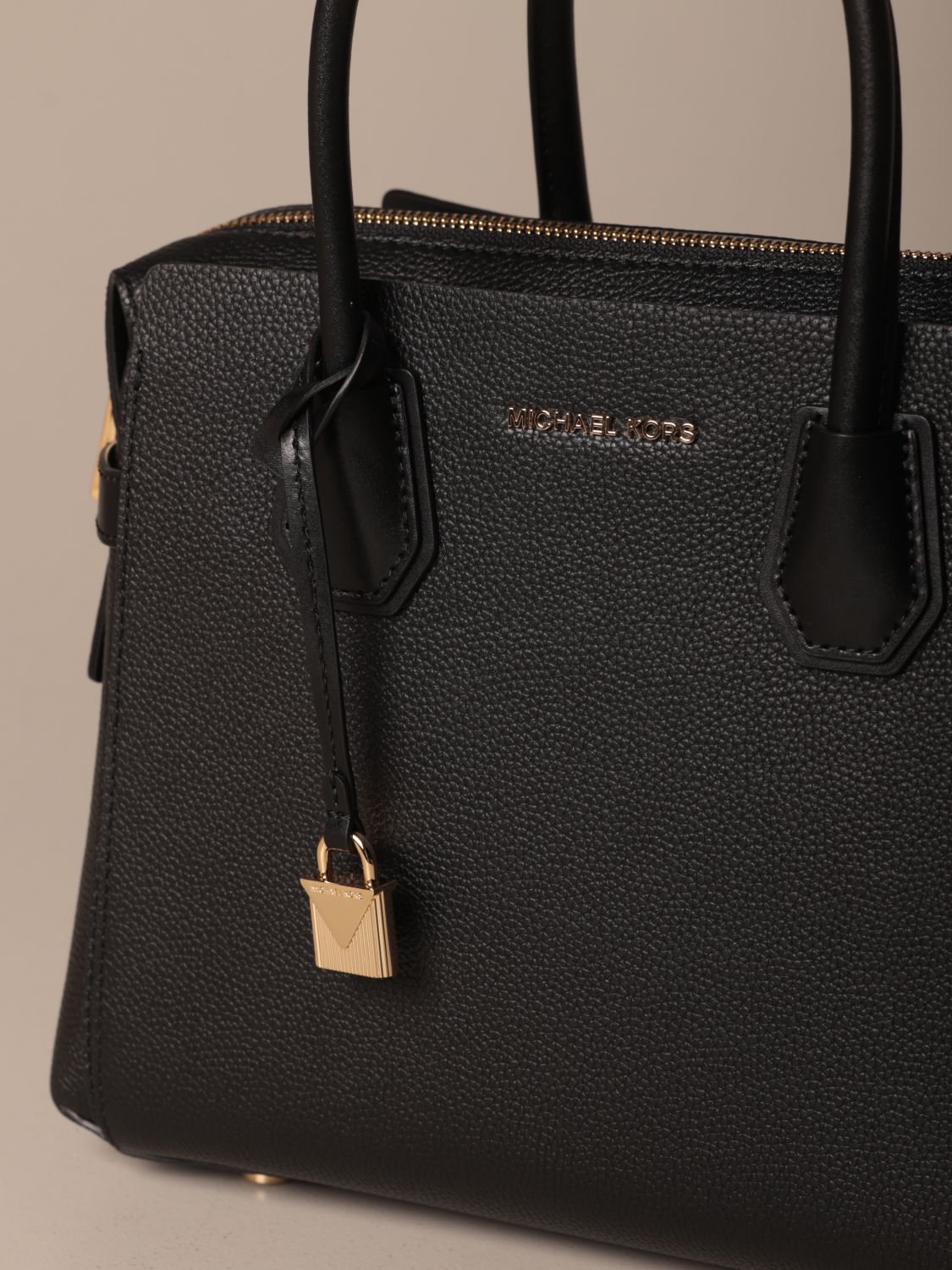 Mercer Michael Michael Kors bag in textured leather | Handbag Michael Michael Kors Women Black