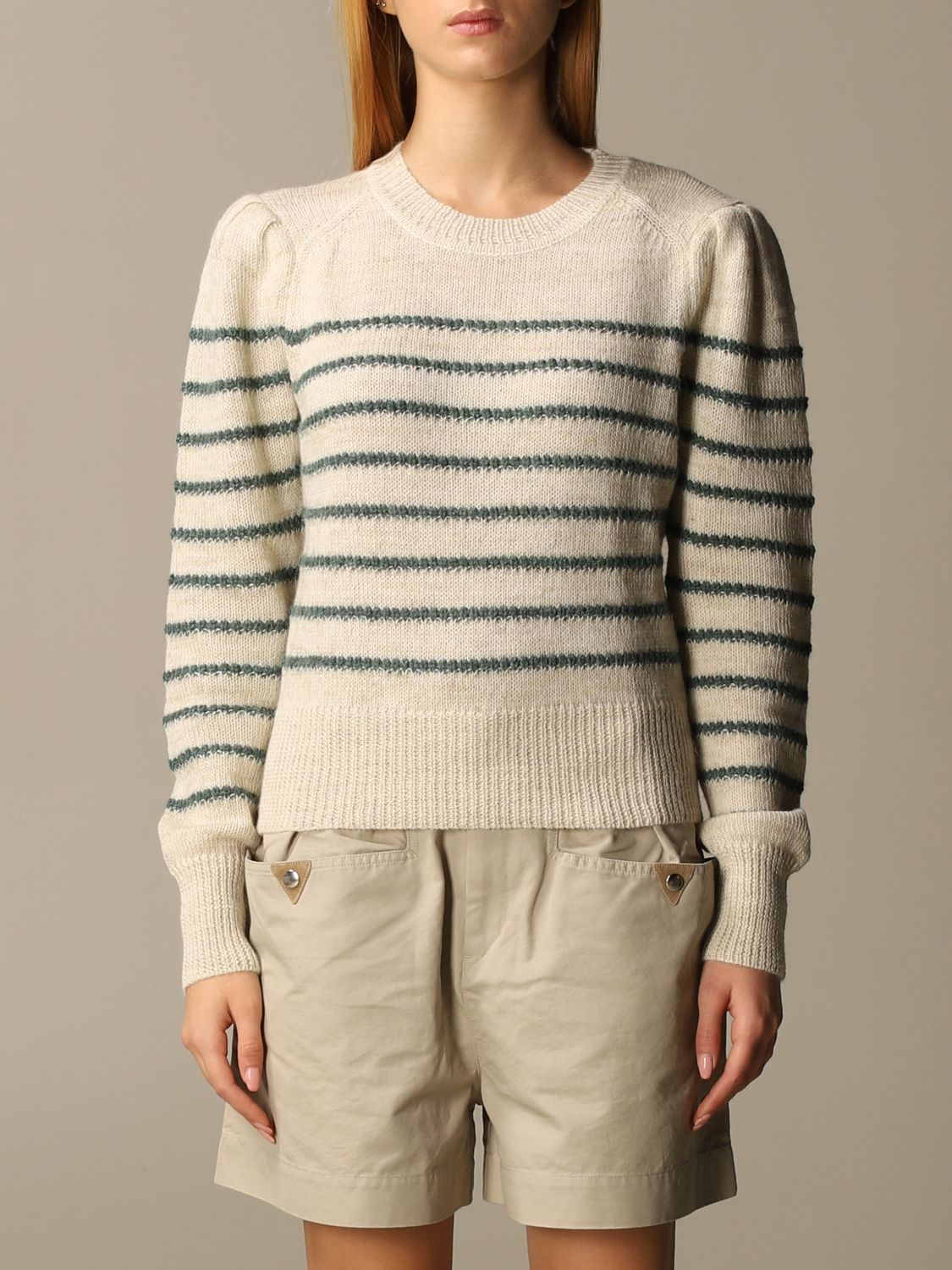 Marant Outlet: Sweater women | Sweater Isabel Marant Women Ecru | Sweater Isabel PU117620A006E GIGLIO.COM