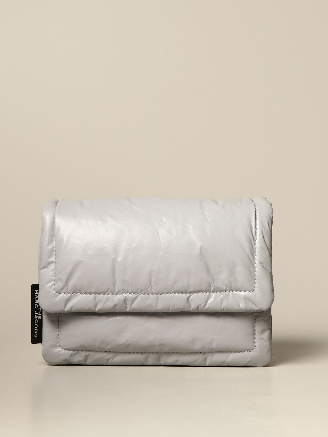 MARC JACOBS: The Pillow bag in ultralight leather - Grey