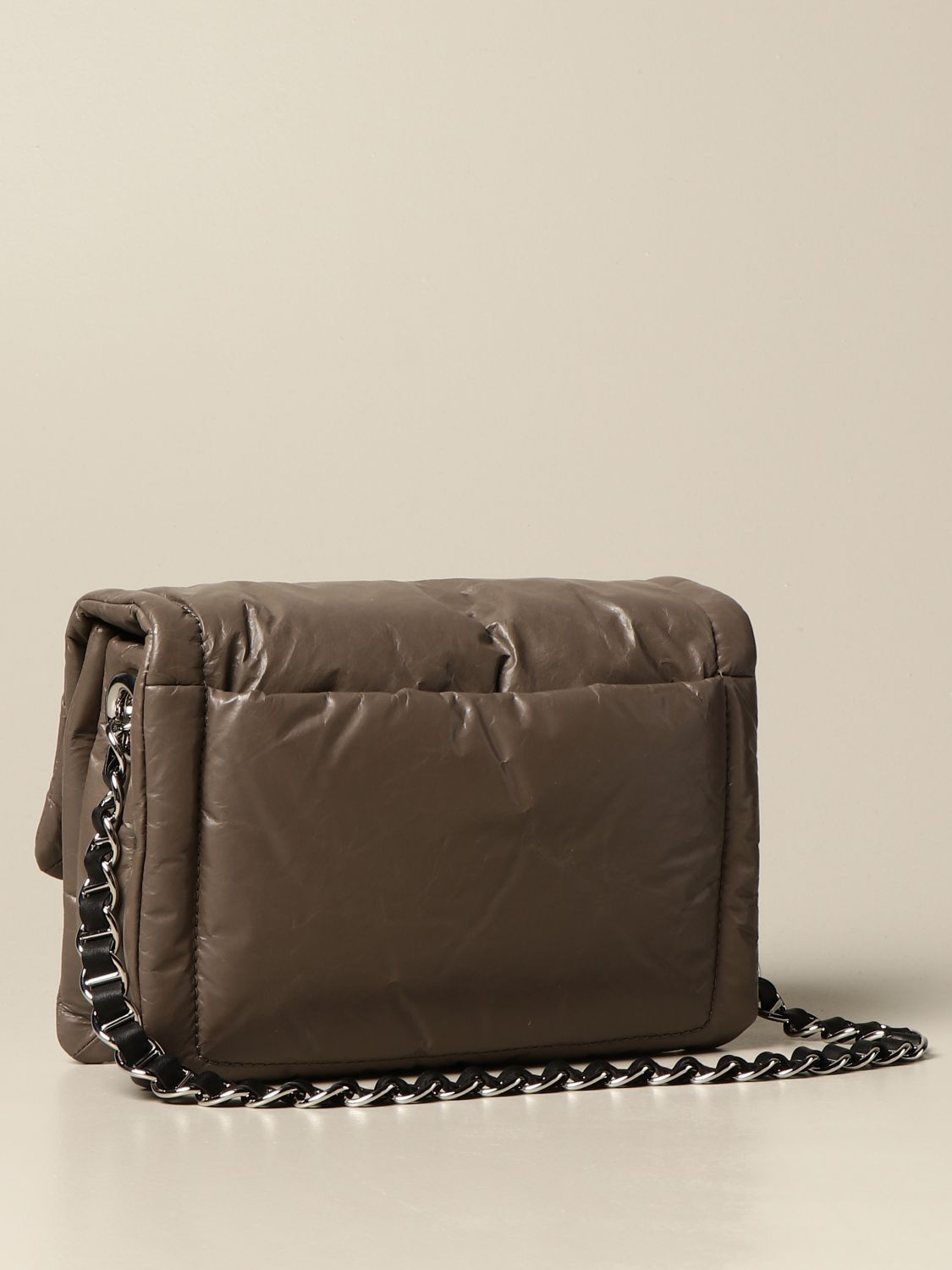 MARC JACOBS: The Pillow bag in ultralight leather - Brown  Marc Jacobs  crossbody bags M0015416 online at