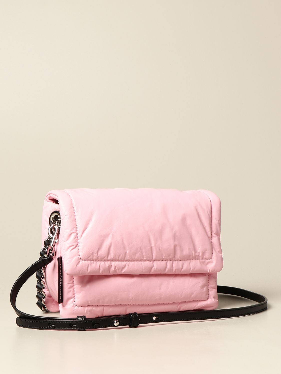 MARC JACOBS: The Mini Pillow bag in ultralight leather - Pink
